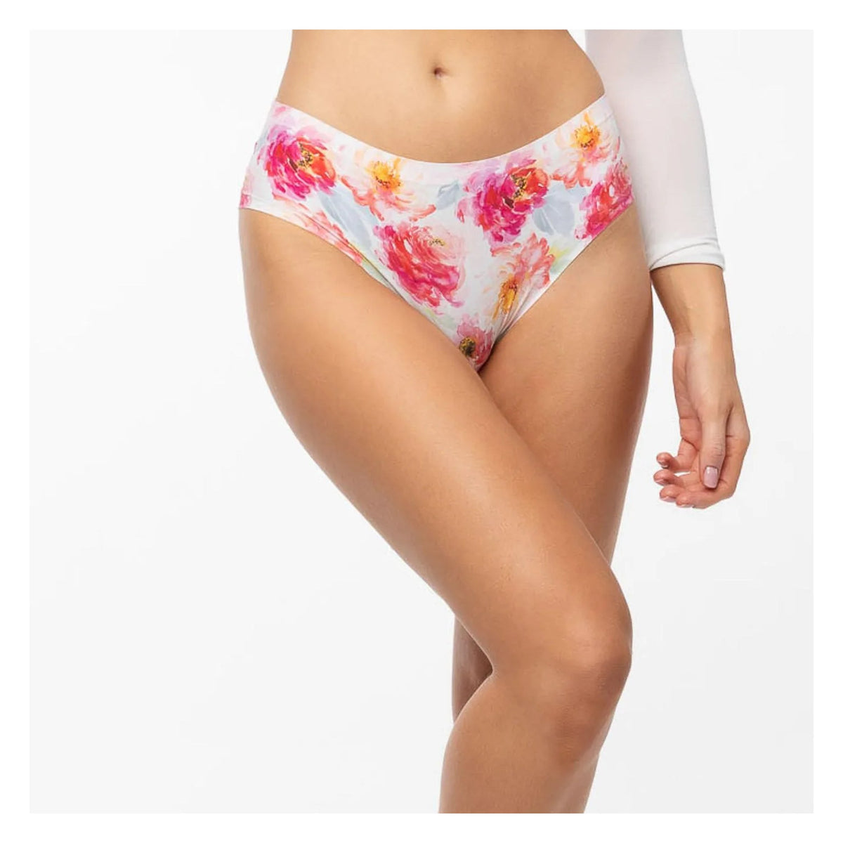 Figi damskie Peony Cheekie Brasil Julimex – typu brazyliany