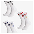 Sergio Tacchini 1003 skarpetki damskie 3 pary, prążkowany ściągacz