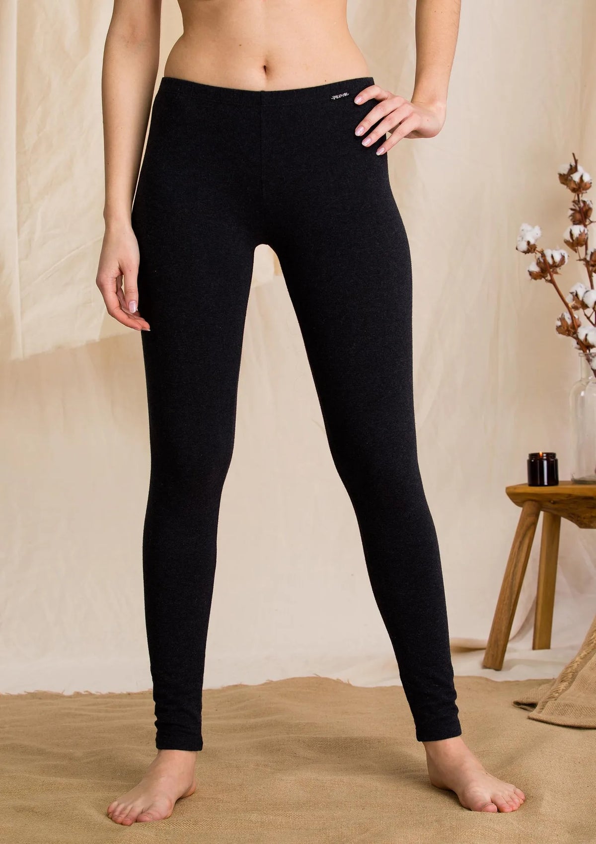 Legginsy damskie Hot Touch Key LXL 729 z drapanej bawełny