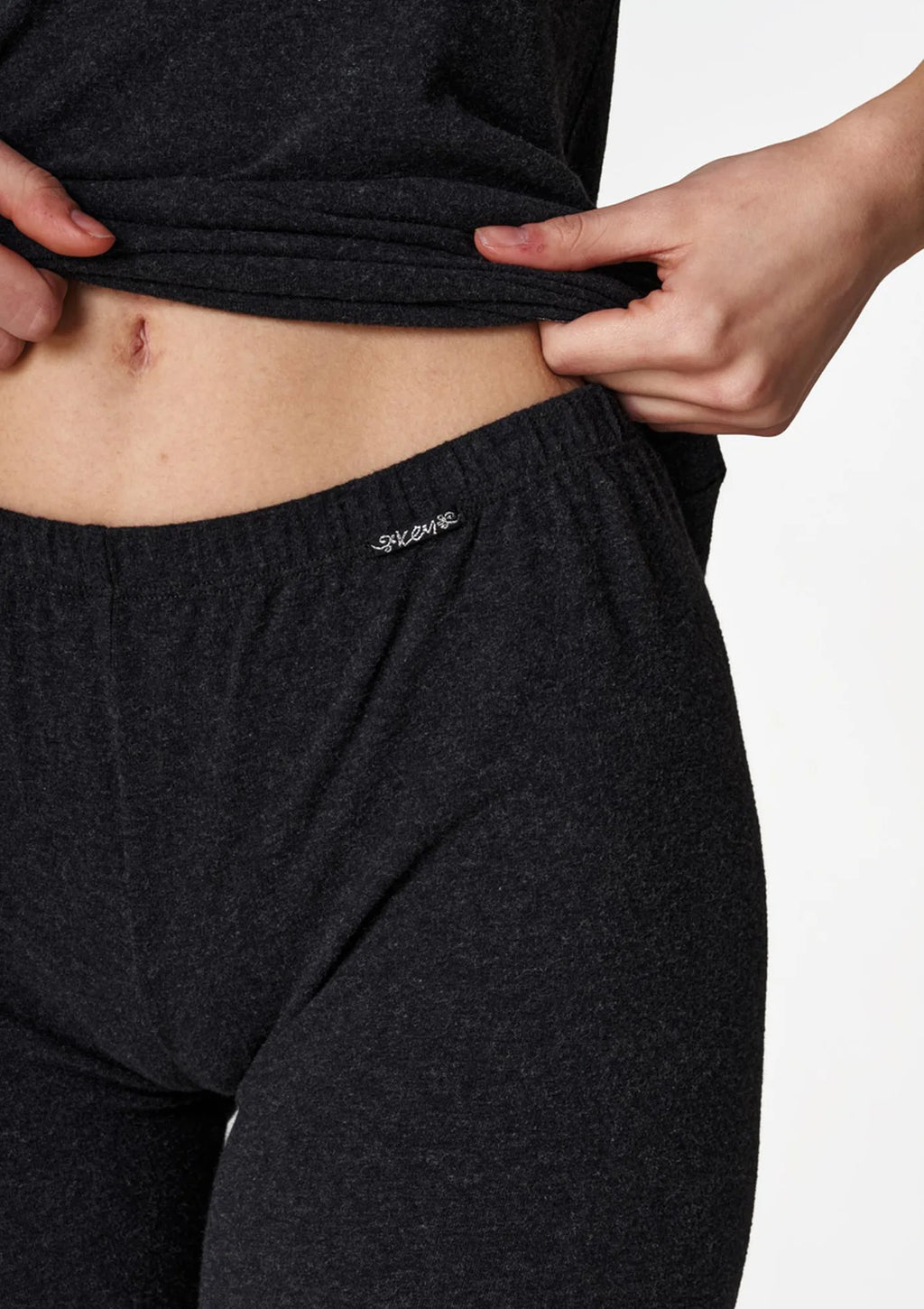 Legginsy damskie Hot Touch Key LXL 729 z drapanej bawełny