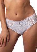 Figi damskie klasyczne z białej koronki DM-6320 Agio, bikini