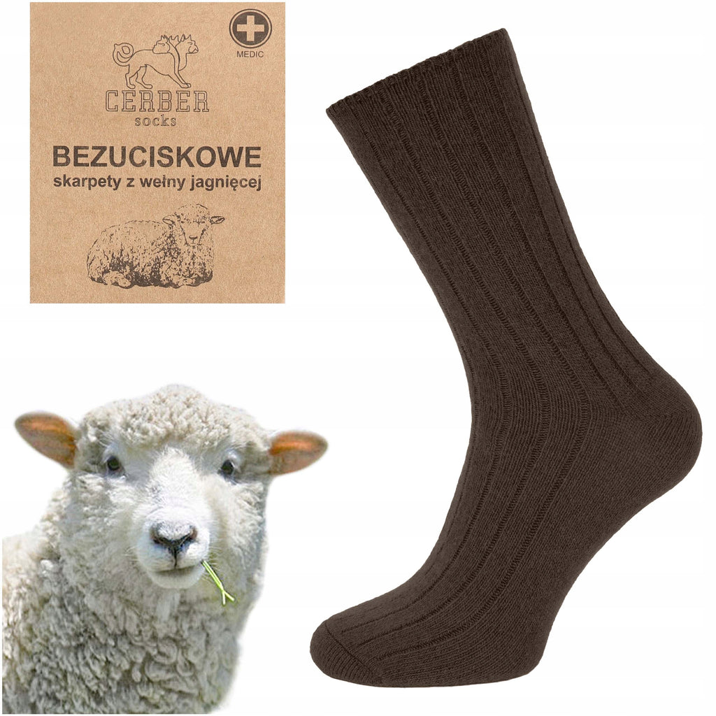 Zestaw dla dziadka na mikołajki merino + bezuciskowe Cerber