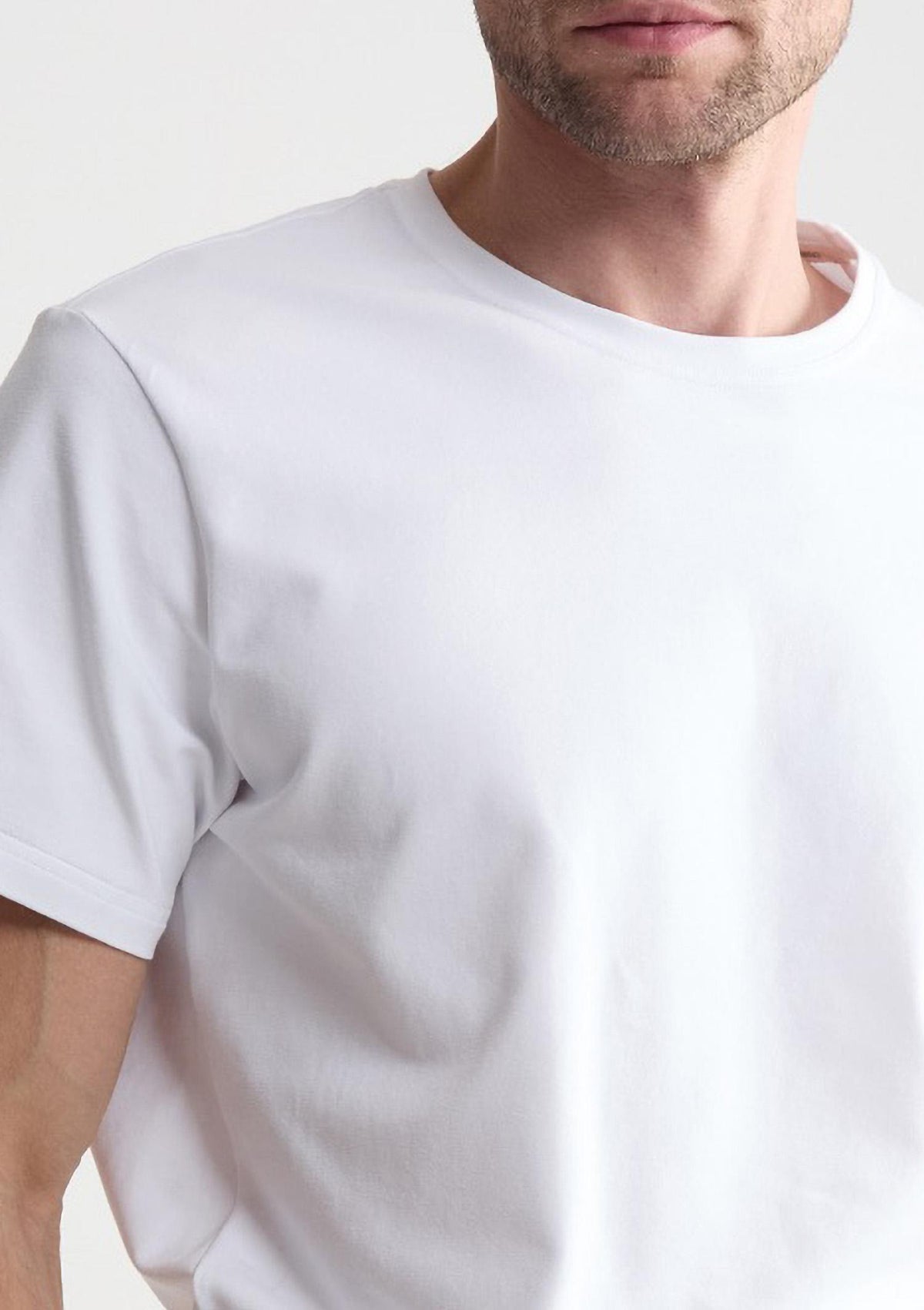 T-shirt unisex oversize Naviale Delta z bawełny czesanej, biały