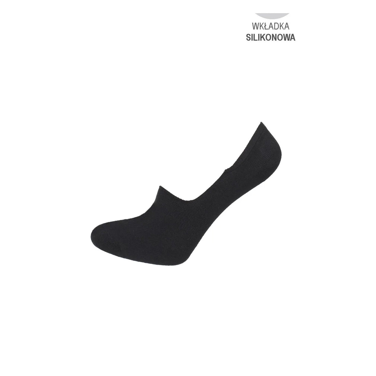 Mikrostopki bawełniane unisex z silikonem na pięcie