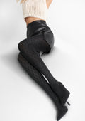 Rajstopy damskie w romby Marilyn Allure B01, 60 DEN