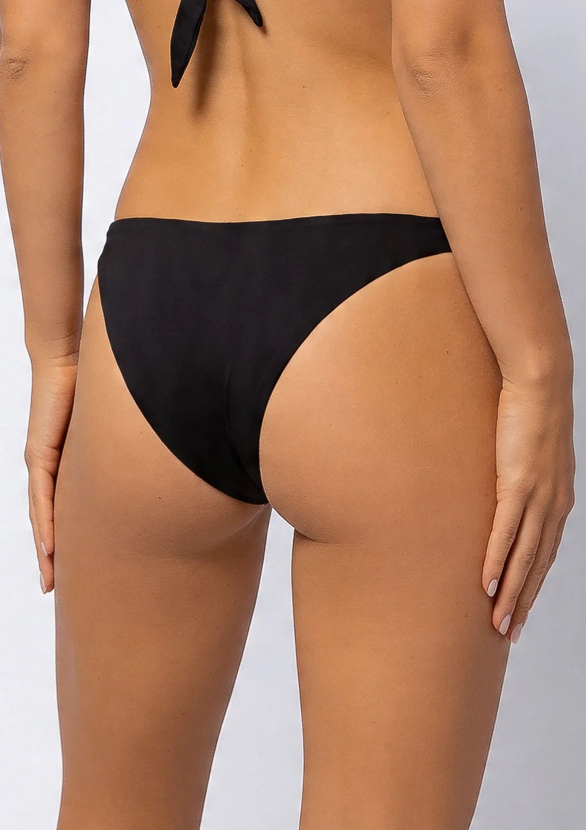 Brazyliany kąpielowe Sielei SP68, czarny dół bikini czarny