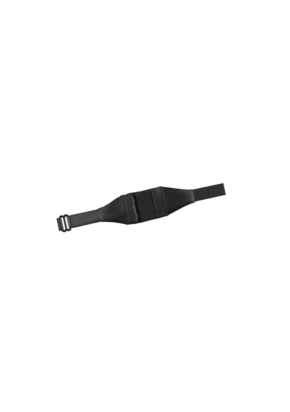 Dwurzędowy pasek obniżający zapięcie BA-05 czarny, haftka 3 cm