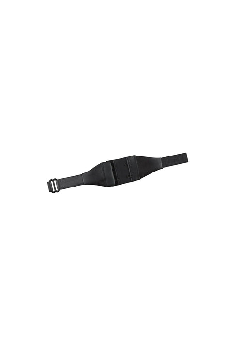 Dwurzędowy pasek obniżający zapięcie BA-05 czarny, haftka 3 cm