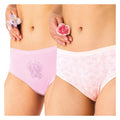 Key LPC 531 figi midi bikini z kwiatem, koronka na tyle, 2 szt.
