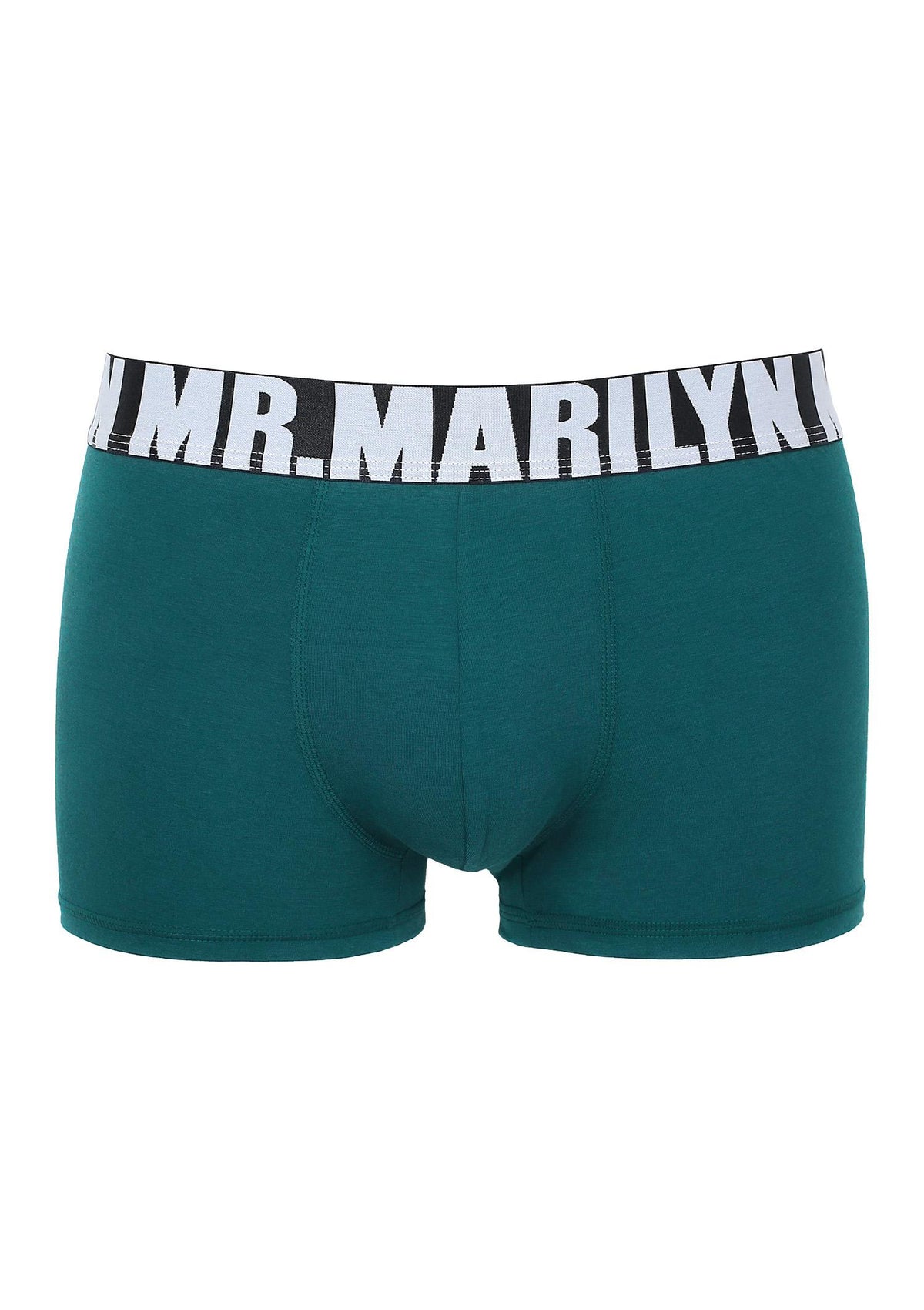Bokserki męskie Marilyn Letters Boxer z logowaną gumą, kolor jeans