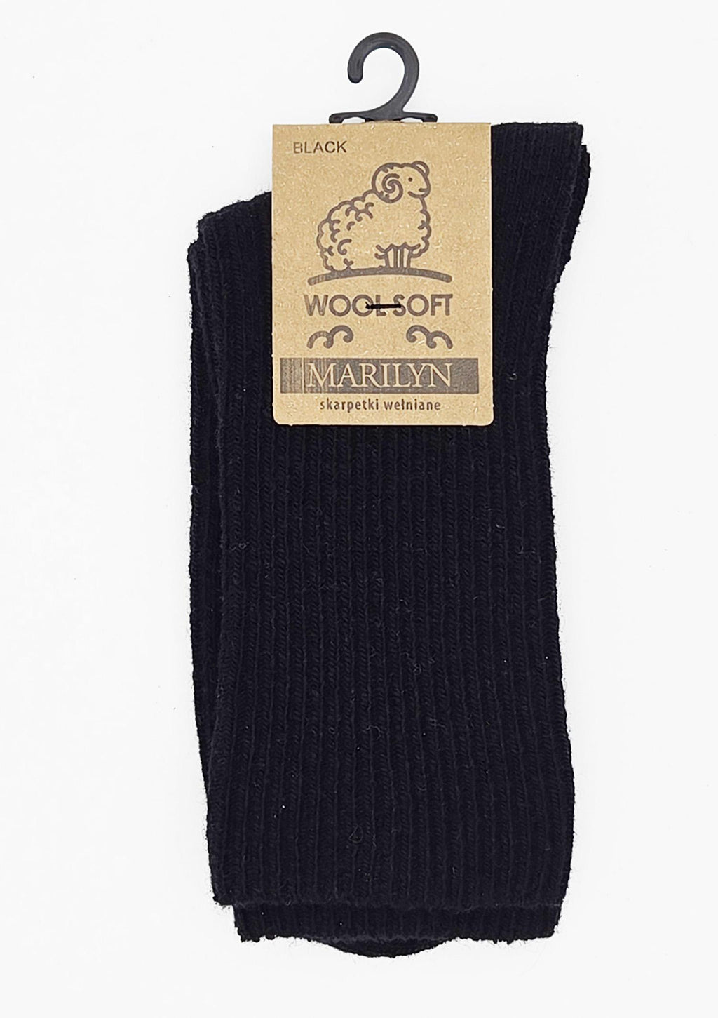 Skarpety damskie wełniane Wool Soft Marilyn, czarne