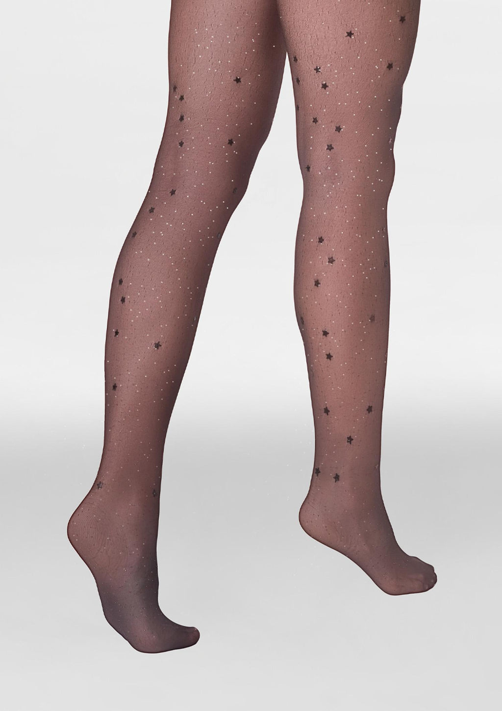 Rajstopy damskie transparentne Marilyn Allure F04 z brokatem i gwiazdkami, 20 den
