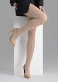 Rajstopy wzorzyste cienkie 20 den Marilyn Grace G006, kolor vanilla (kremowy)
