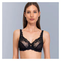 Sielei Wonder Lace 2442 miękki biustonosz koronkowy czarnej