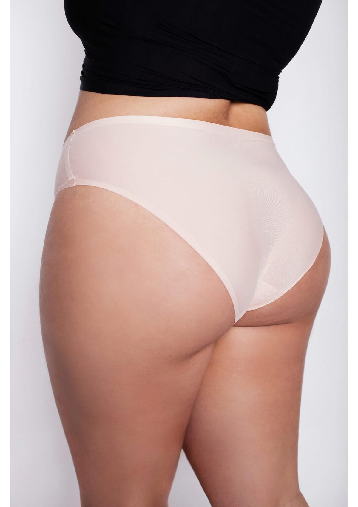 Elastyczne figi damskie Julimex Flexi One Plus size, kolor czarny