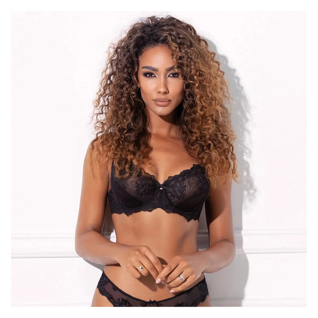 Stringi damskie Glam 1943 Sielei – z eleganckiej koronki i tiulu
