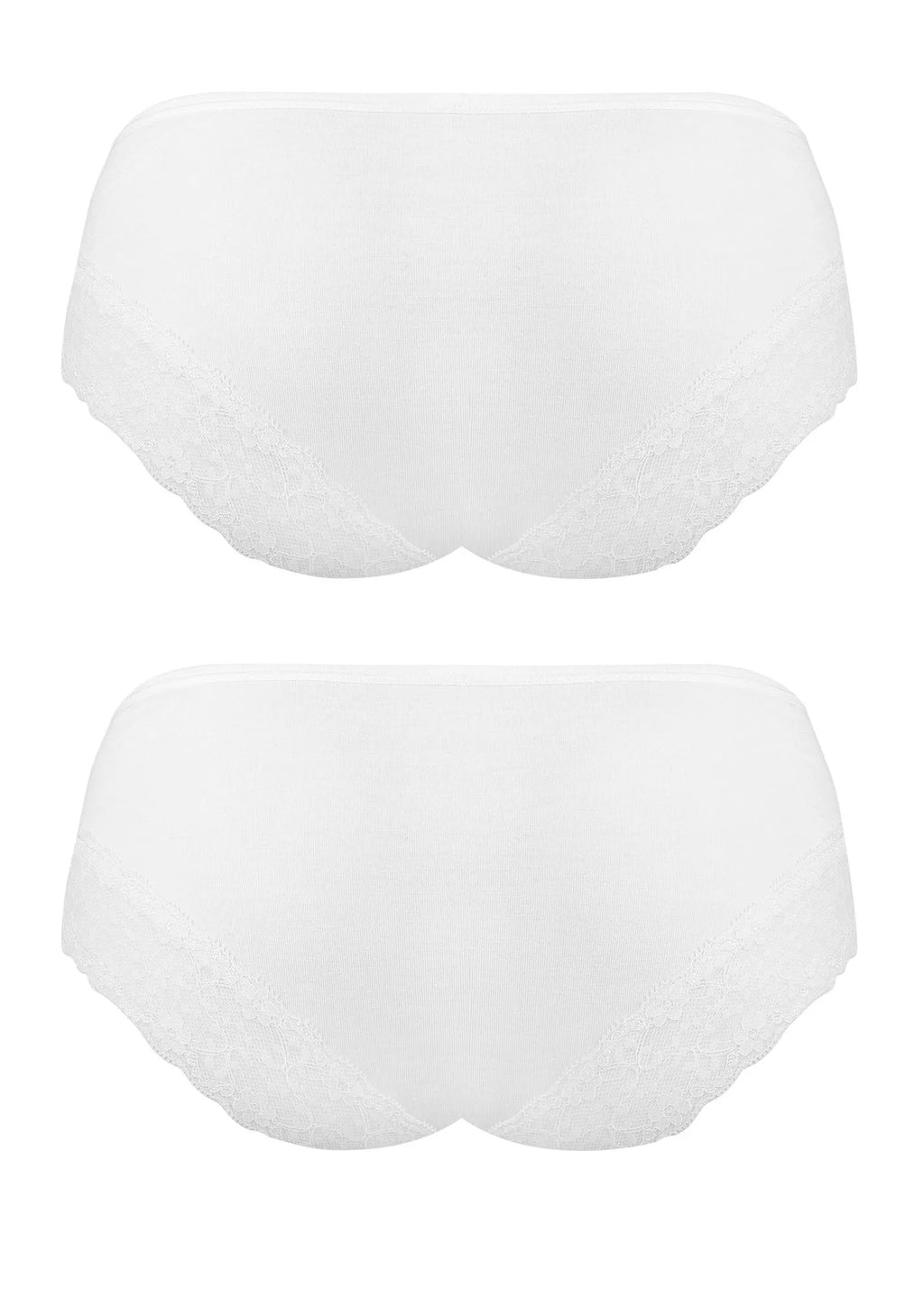 Key LPB 015 brazyliany damskie z szeroką koronką, 2 pack