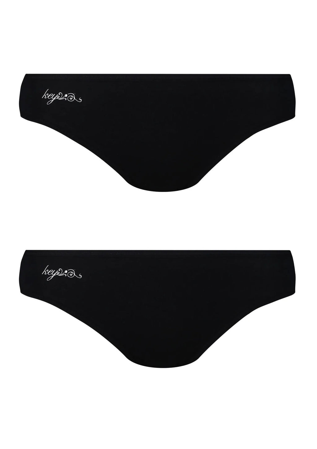 Figi bikini Key LPN 010 z koronką w kształcie V, 2 pack