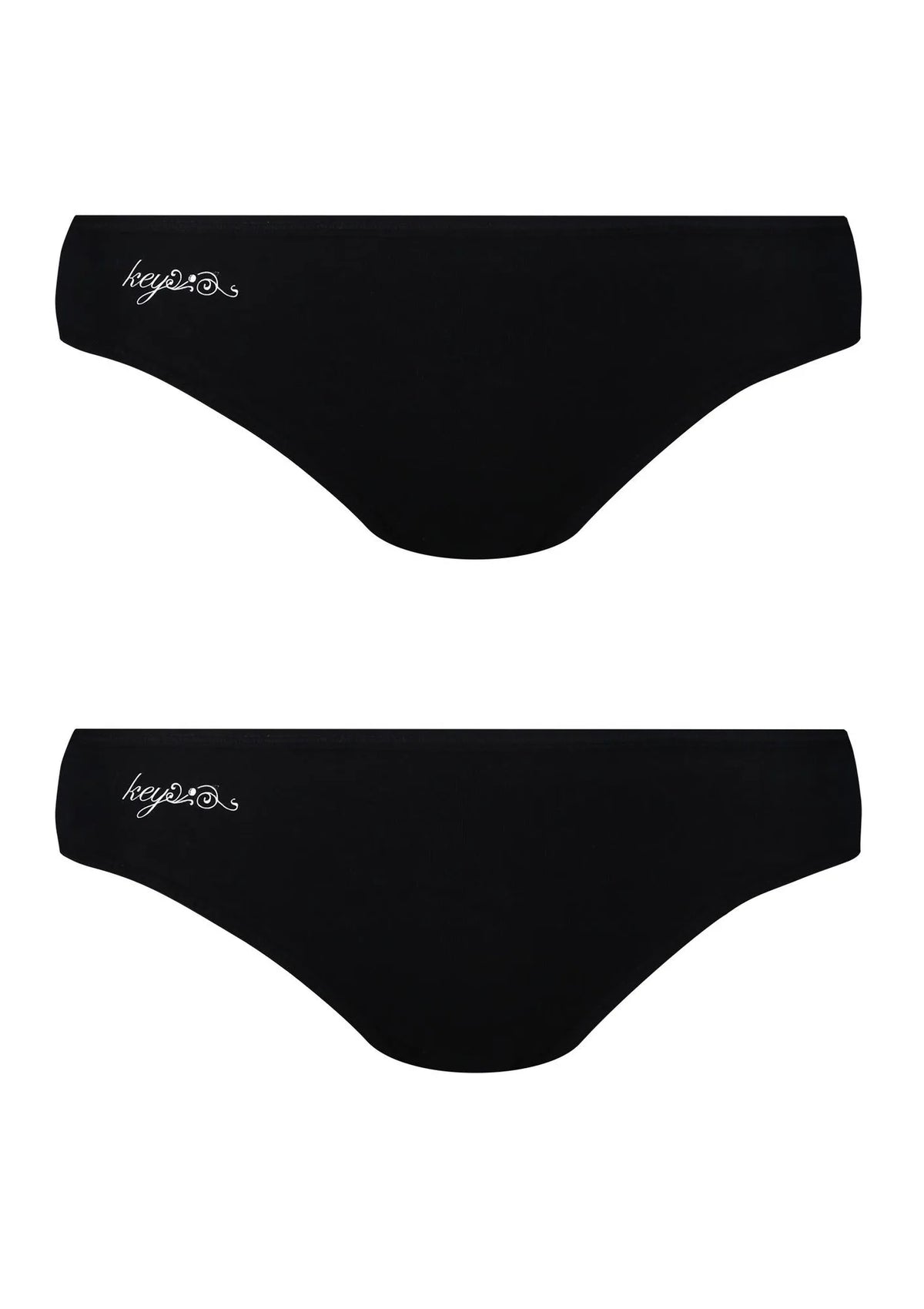 Figi bikini Key LPN 010 z koronką w kształcie V, 2 pack