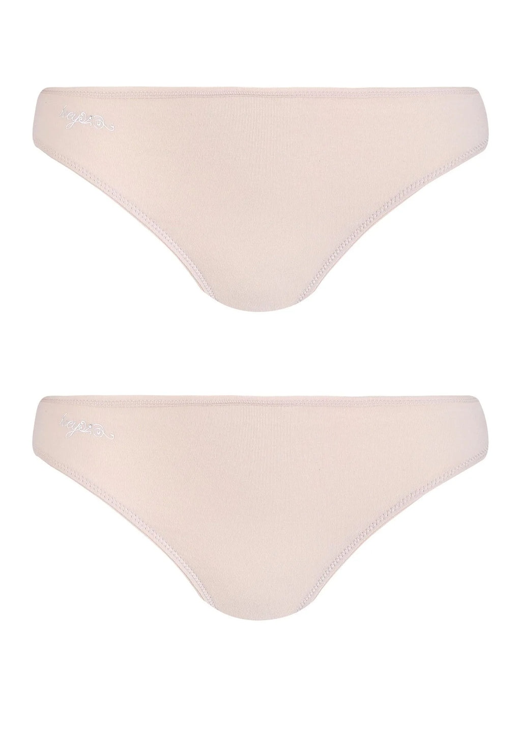 Figi bikini Key LPN 010 z koronką w kształcie V, 2 pack
