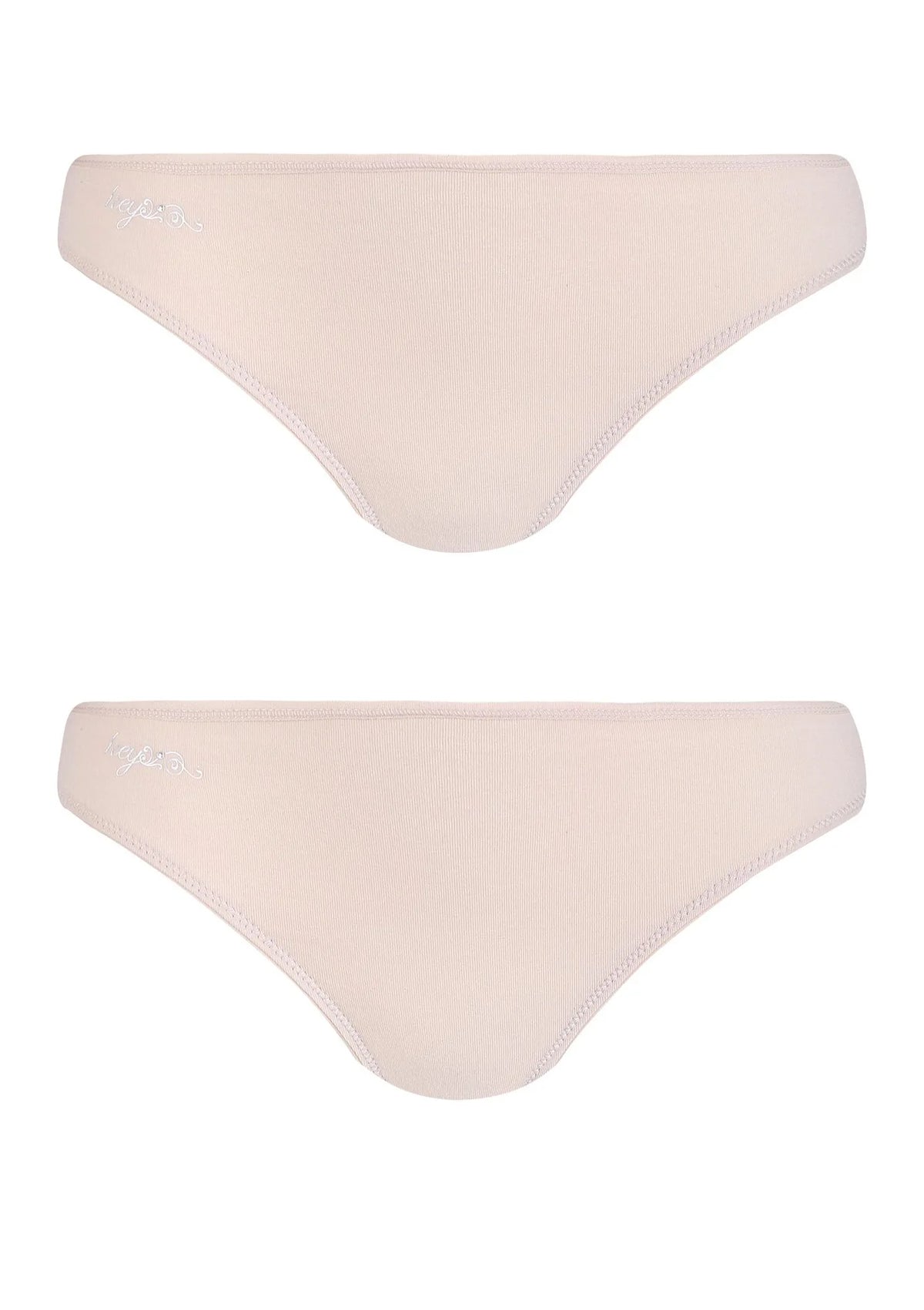 Figi bikini Key LPN 010 z koronką w kształcie V, 2 pack