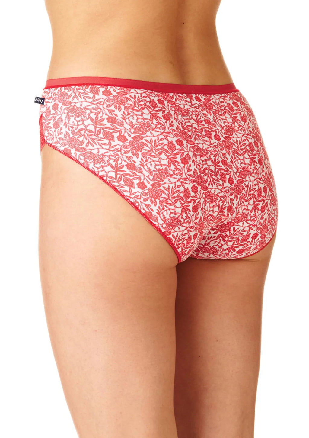 LPC 739 figi damskie dwupak bikini z koronką przy nogawkach