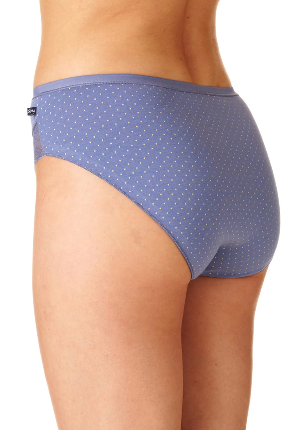 LPC 739 figi damskie dwupak bikini z koronką przy nogawkach