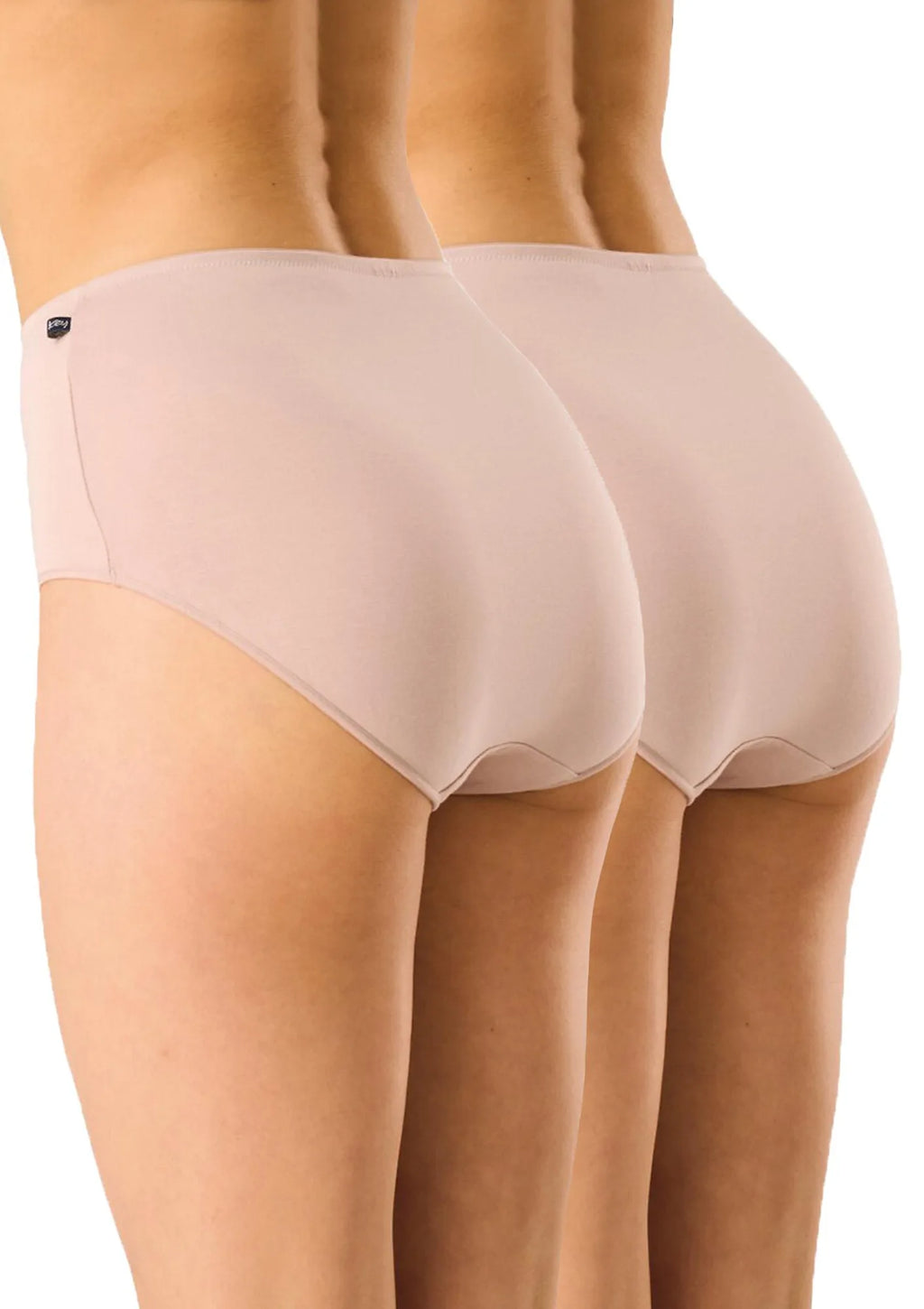 Key LPF 006 figi maxi bikini beżowe bambusowe, 2 pary, wysoki stan