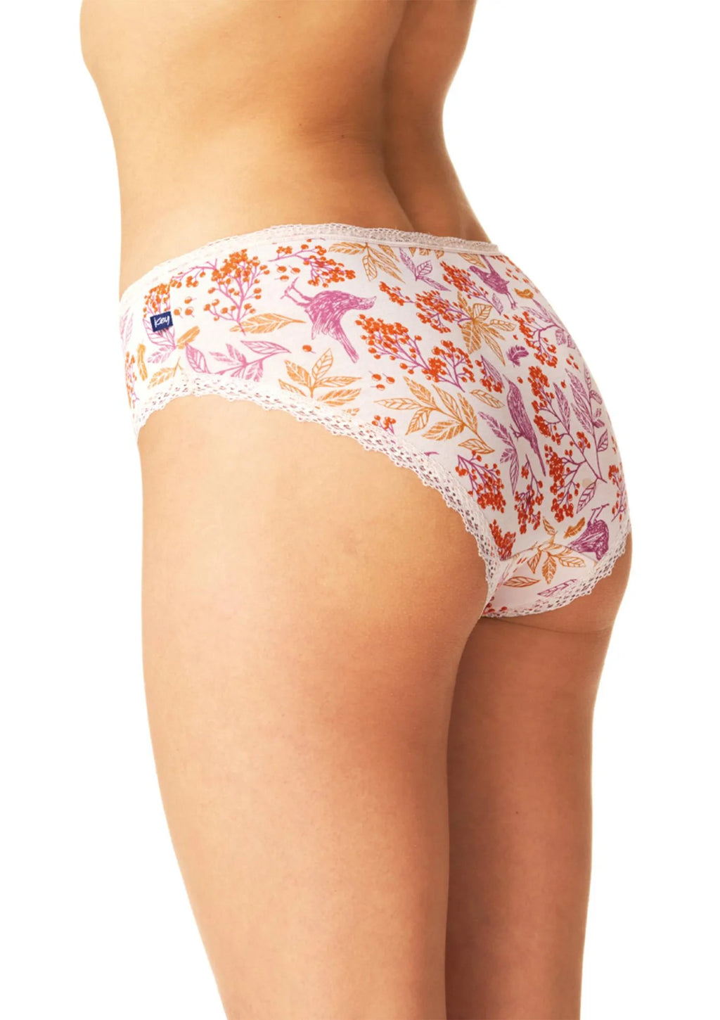 Key LPC 785 figi damskie midi bikini z koronką – 2 pary