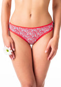 Key LPR 548 figi mini bikini w roślinne wzory, 2 pack