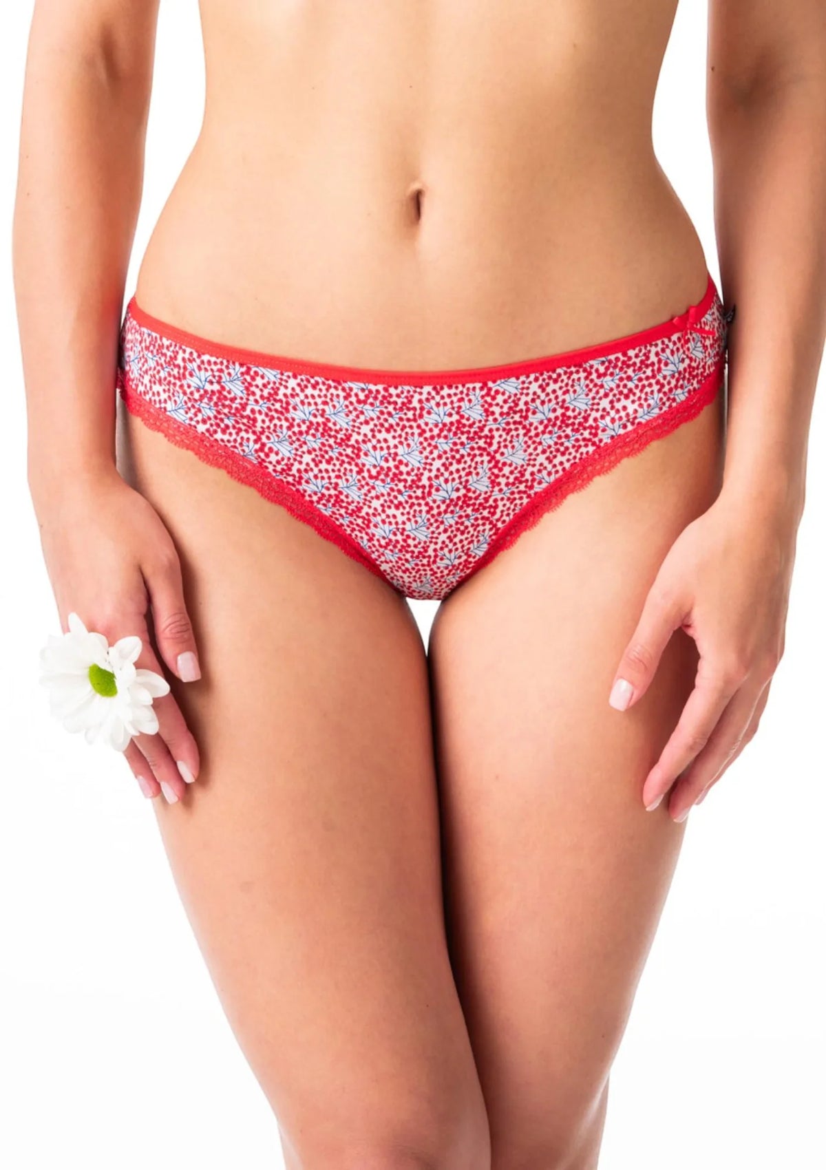 Key LPR 548 figi mini bikini w roślinne wzory, 2 pack