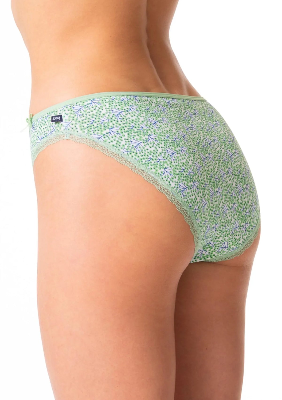 Key LPR 548 figi mini bikini w roślinne wzory, 2 pack
