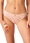 Figi mini bikini Key LPR 909 z roślinnym wzorem, 2 sztuki