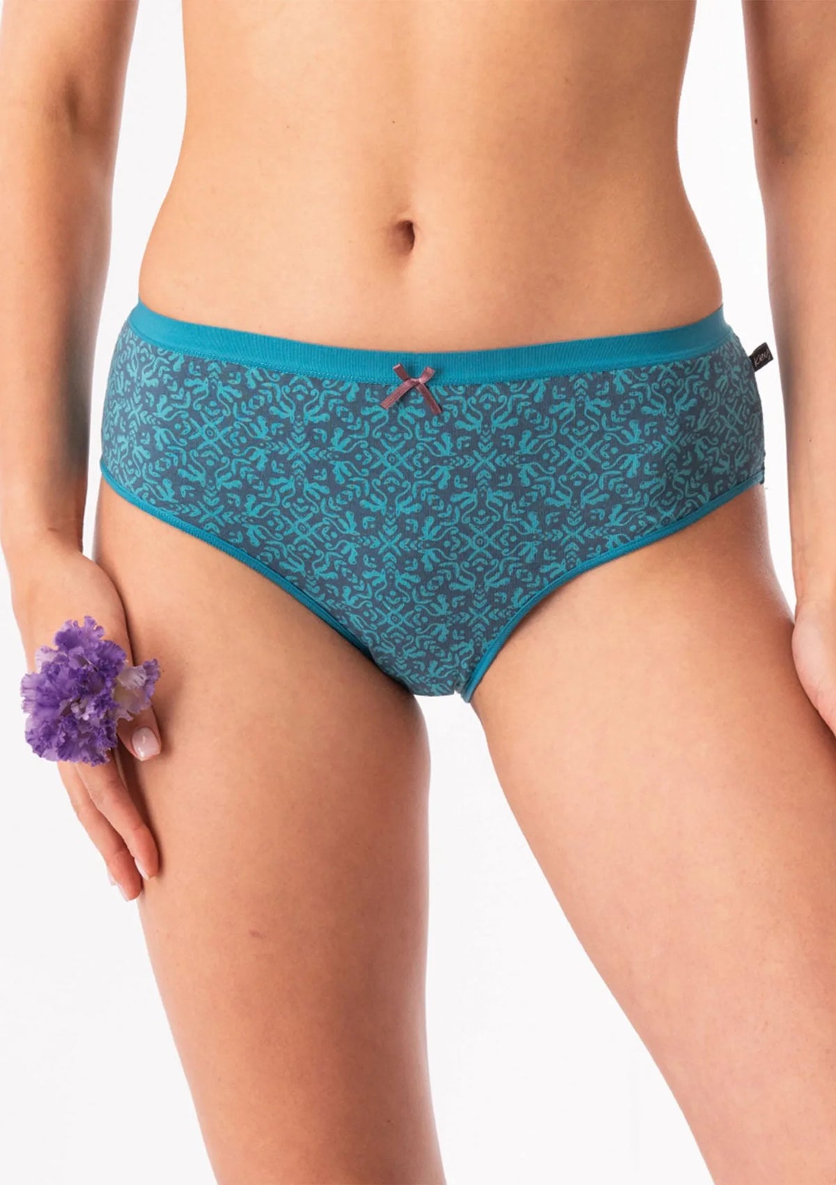 Key LPC 972 figi turkusowym midi bikini w intensywnym turkusie, 2 pack