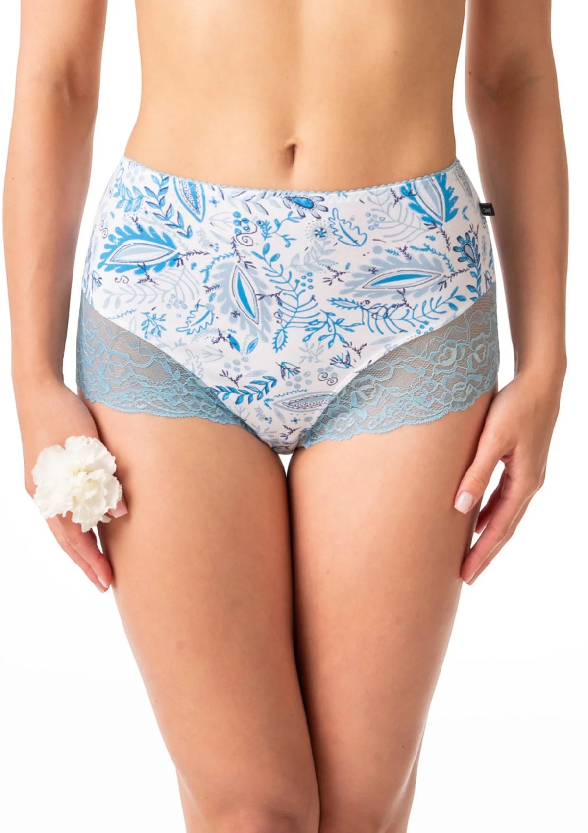 Key LPF 783 figi maxi bikini z koronkowymi nogawkami, 2 pack