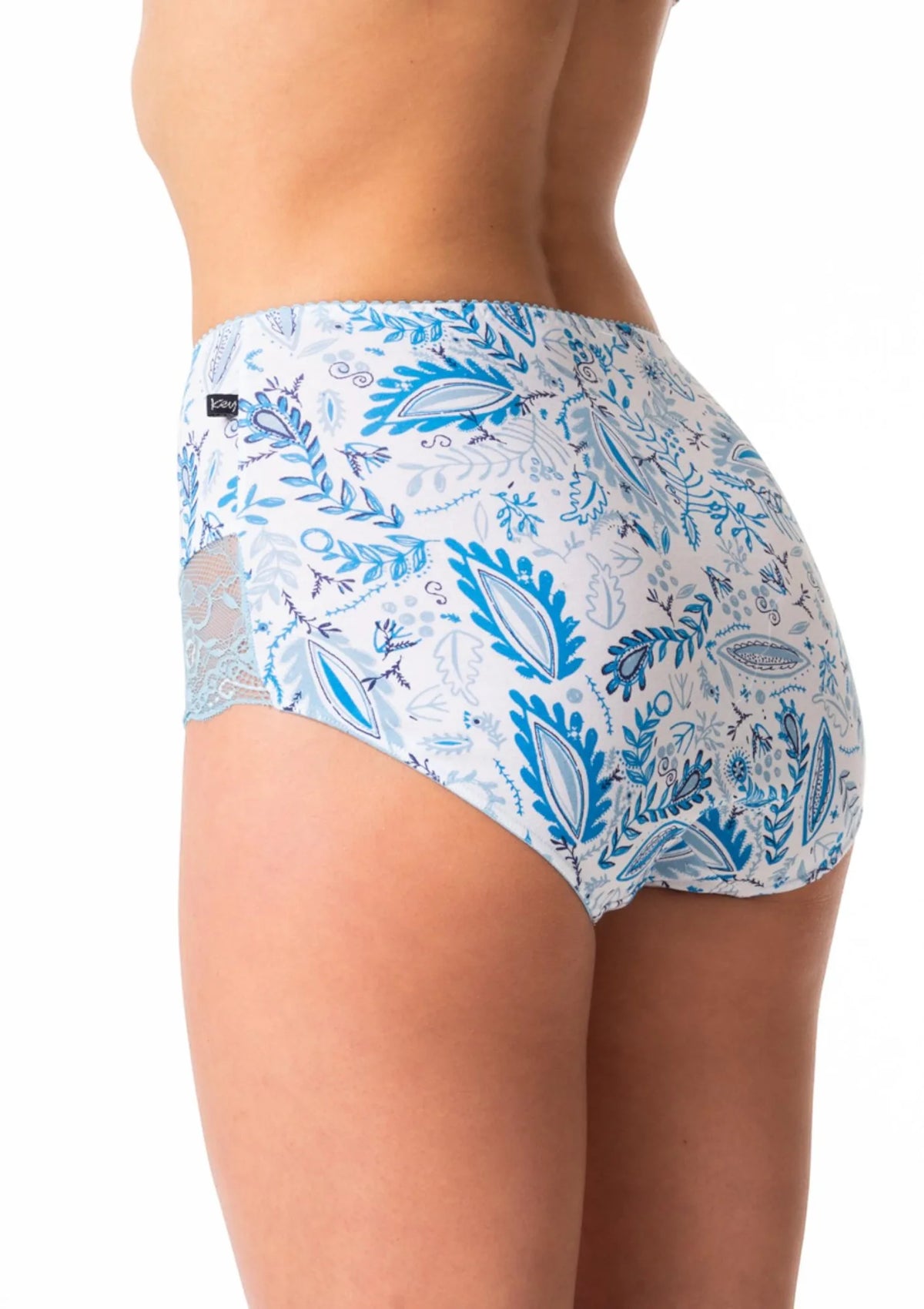 Key LPF 783 figi maxi bikini z koronkowymi nogawkami, 2 pack