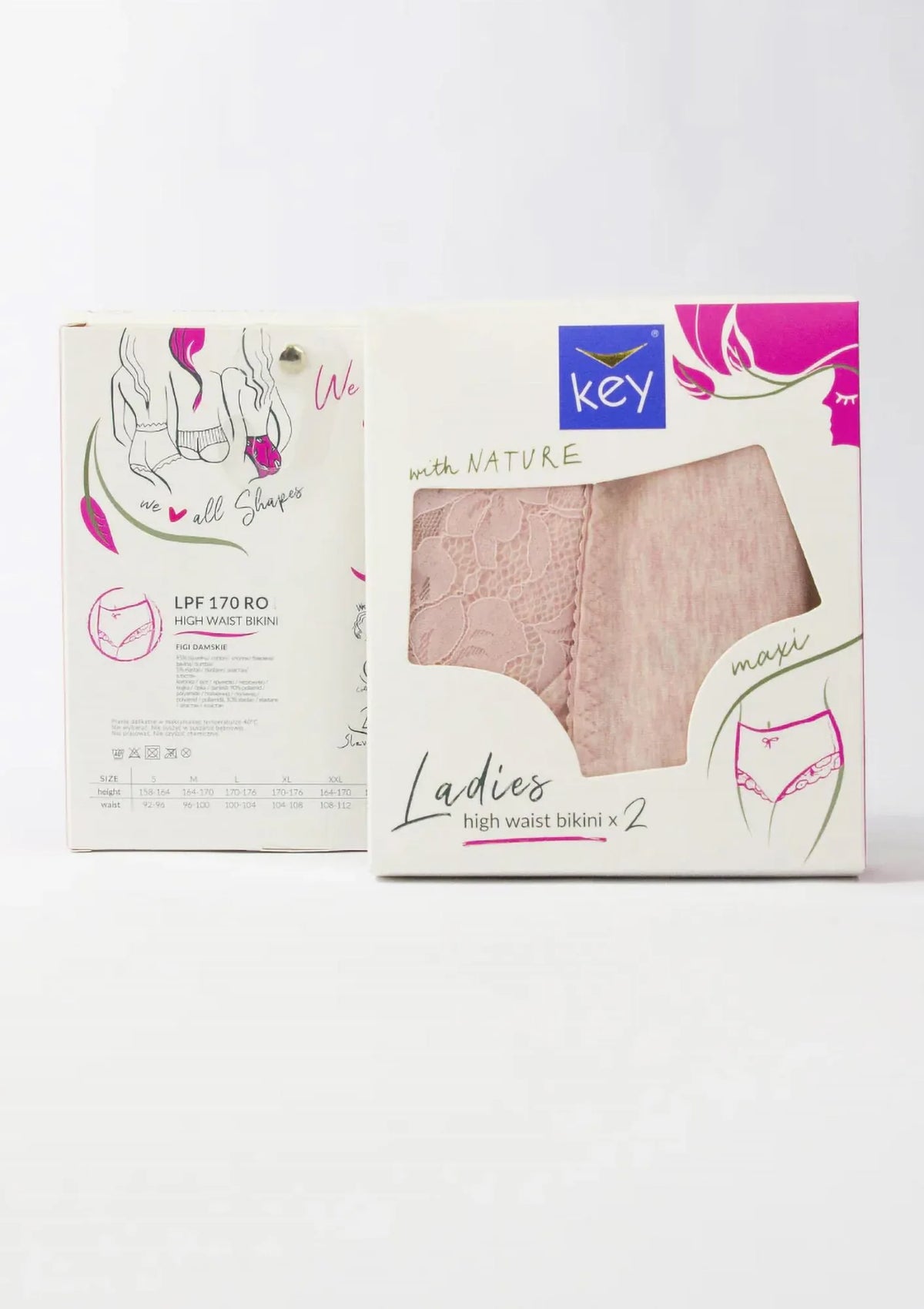 Key LPF 170 figi z wysokim stanem w pastelach, 2 pack