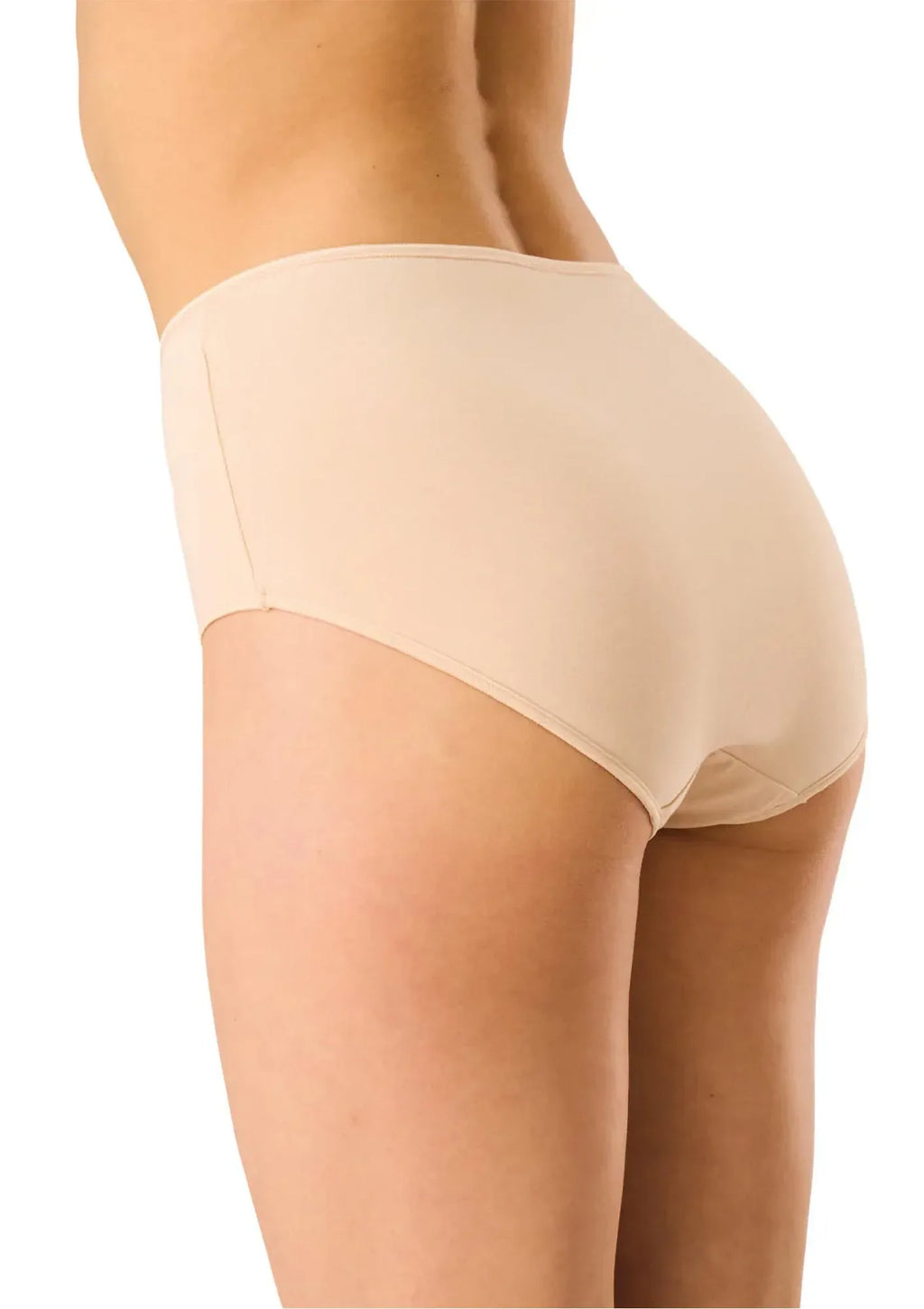 Key LPF 185 figi maxi bikini z wysokim stanem, 2 szt. beżowe