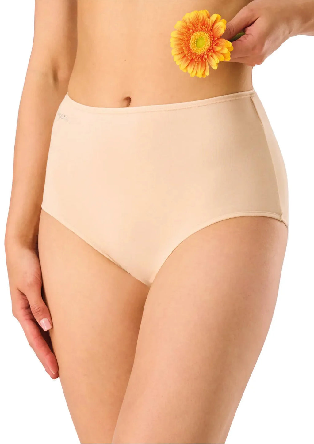 Key LPF 185 figi maxi bikini z wysokim stanem, 2 szt. beżowe