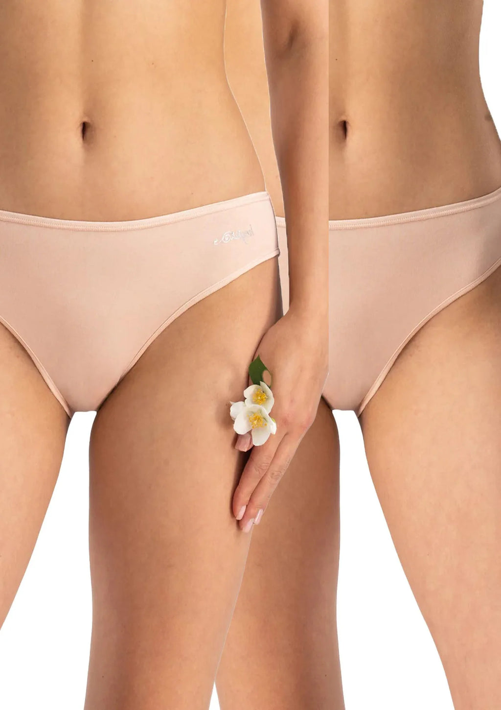 Key LPR 185 figi mini bikini z niskim stanem, 2 szt. beżowe