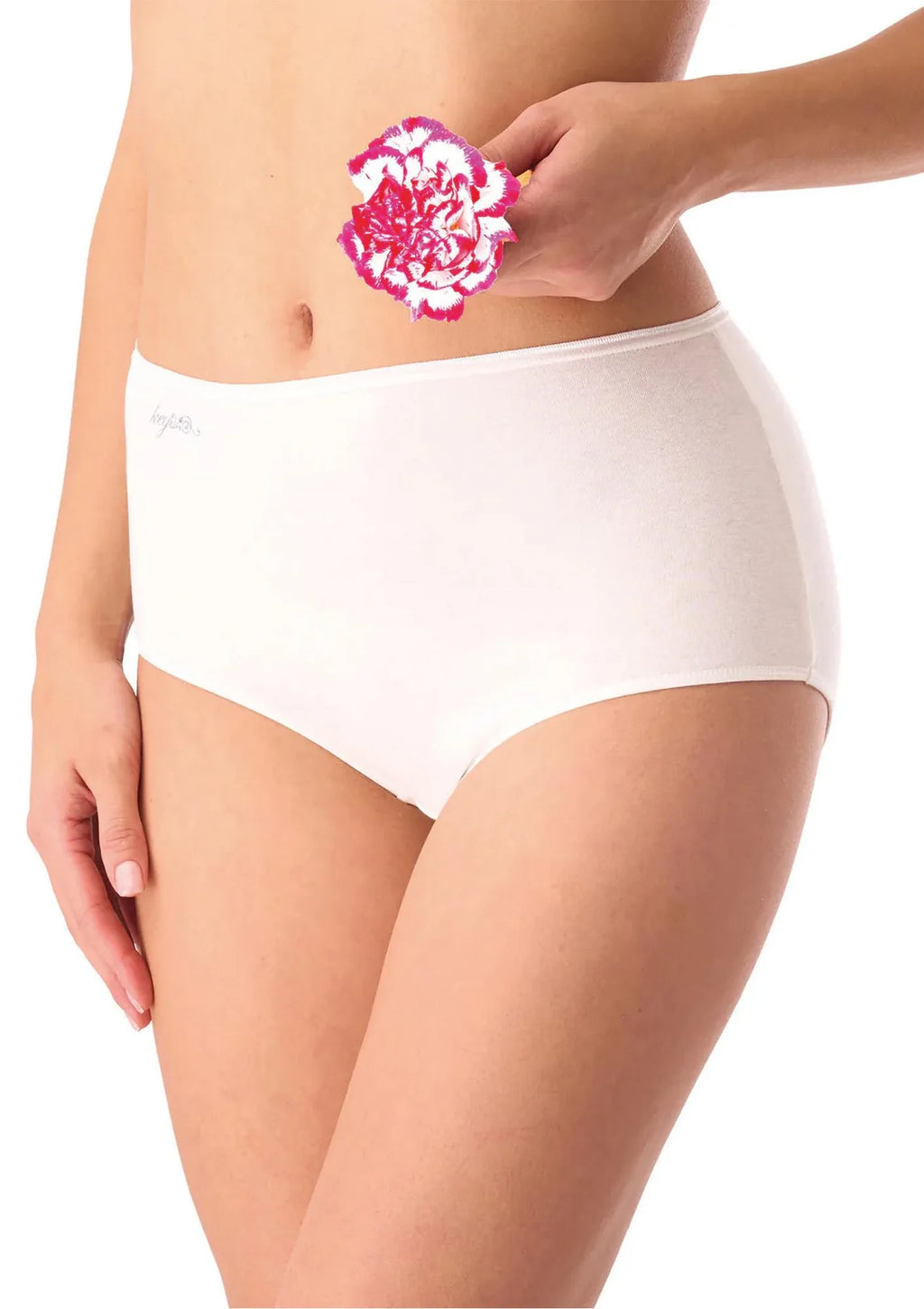 Key LPF 185 figi maxi bikini z wysokim stanem, 2 szt. białe