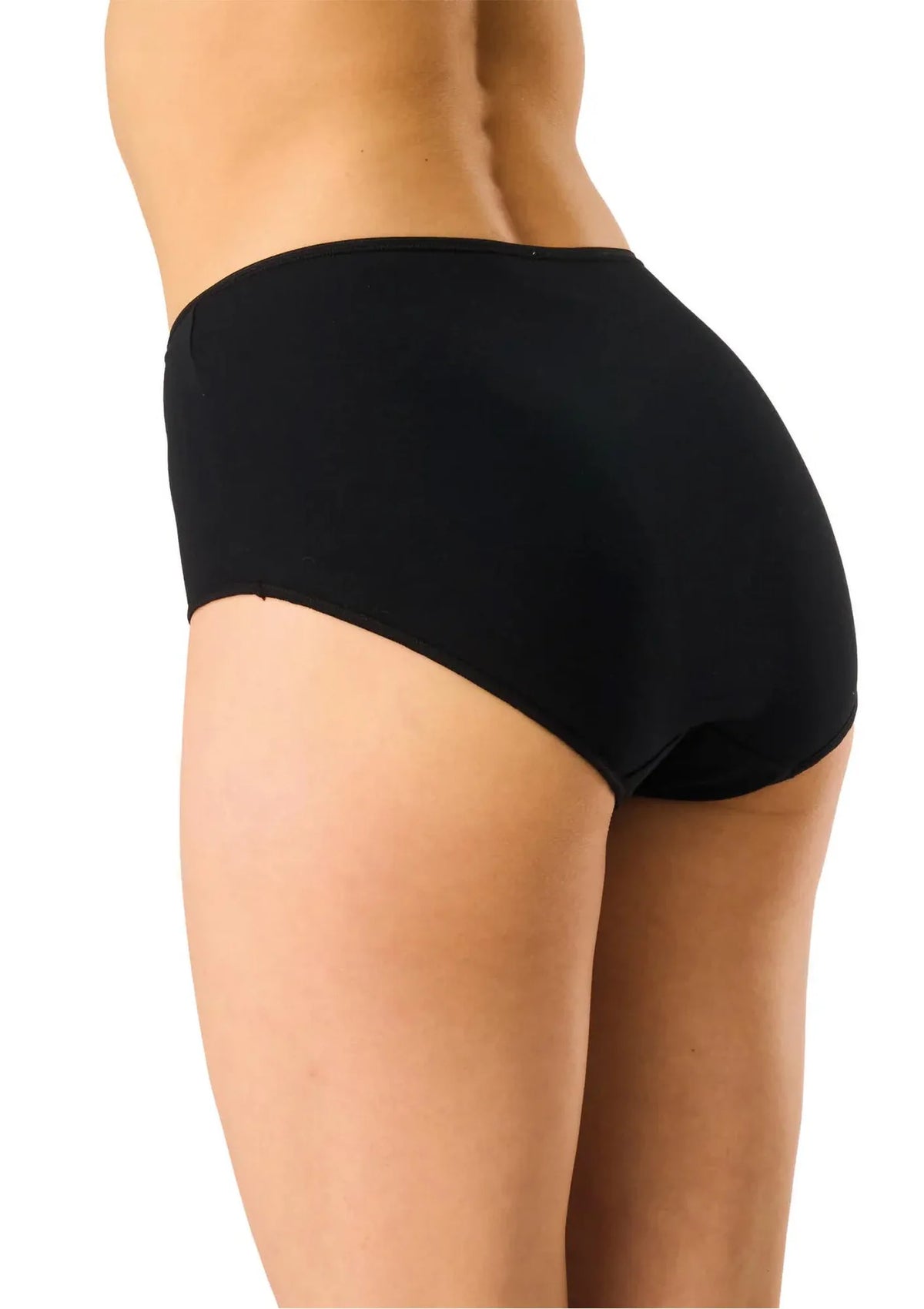 Key LPF 185 figi maxi bikini z wysokim stanem, 2 szt. czarne