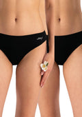 Key LPR 185 figi mini bikini z niskim stanem, 2 szt. czarne