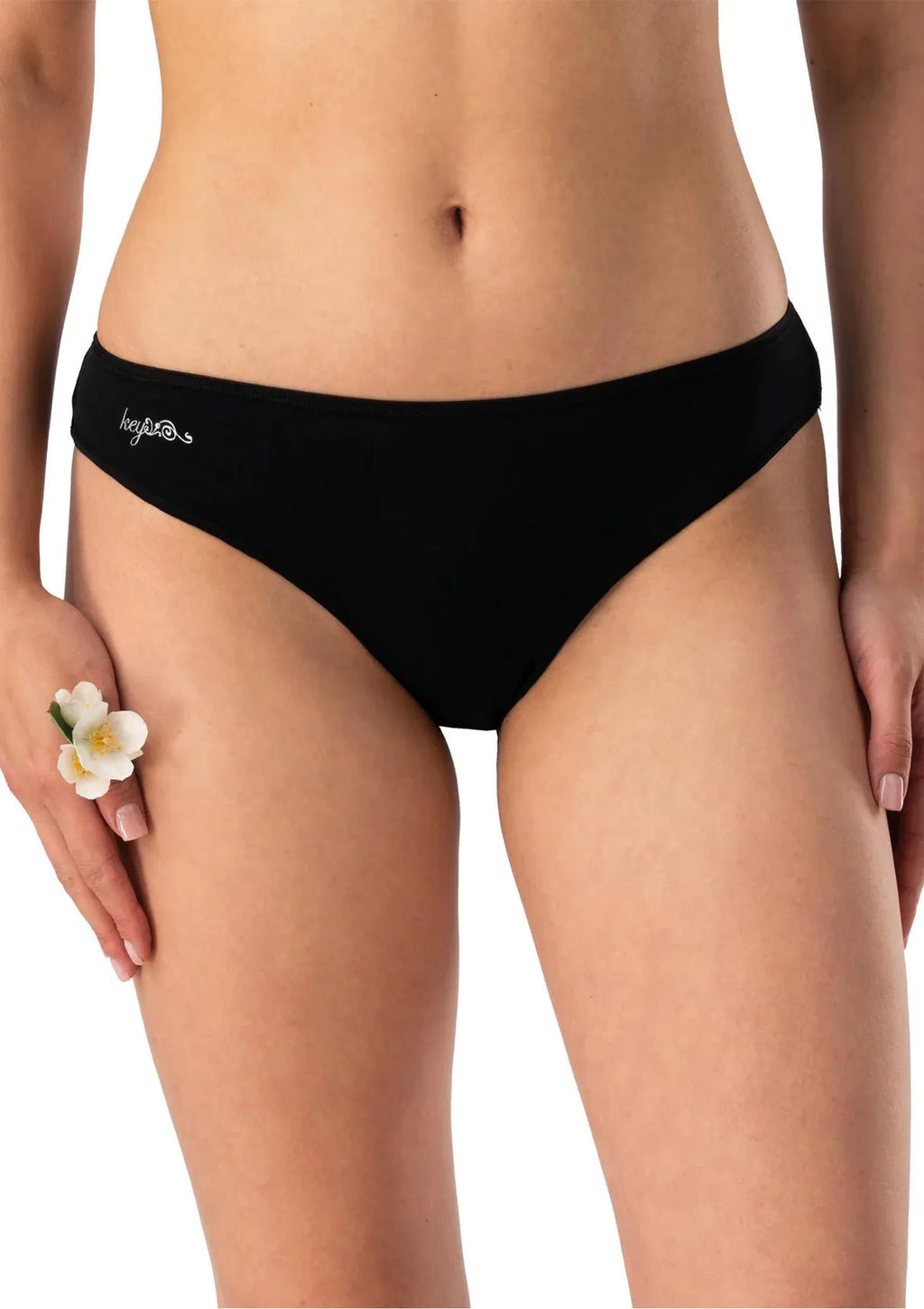 Key LPR 185 figi mini bikini z niskim stanem, 2 szt. czarne