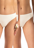 Key LPR 185 figi mini bikini z niskim stanem, 2 szt. ecru