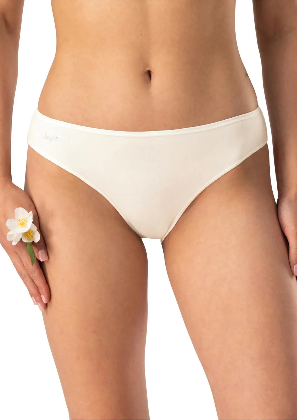 Key LPR 185 figi mini bikini z niskim stanem, 2 szt. ecru