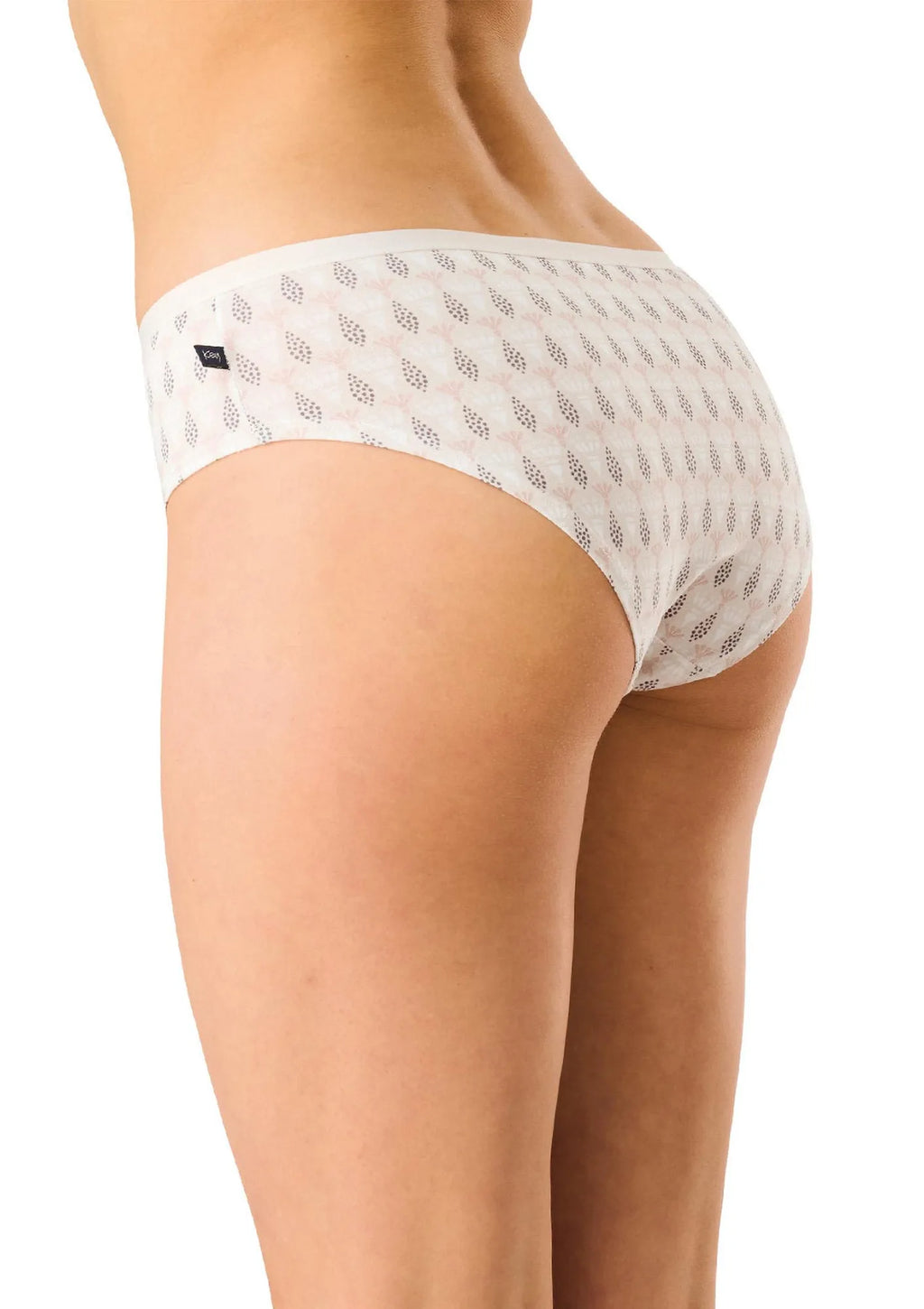 Hipstery damskie Key LPN 722 z ludowym rysunkiem, 2 pary