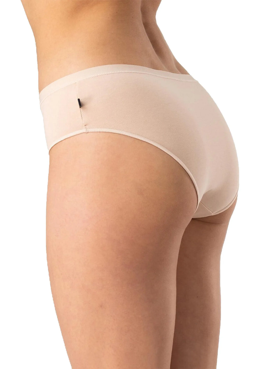 Key LPN 132 figi damskie beżowe midi bikini, bawełna, dwupak