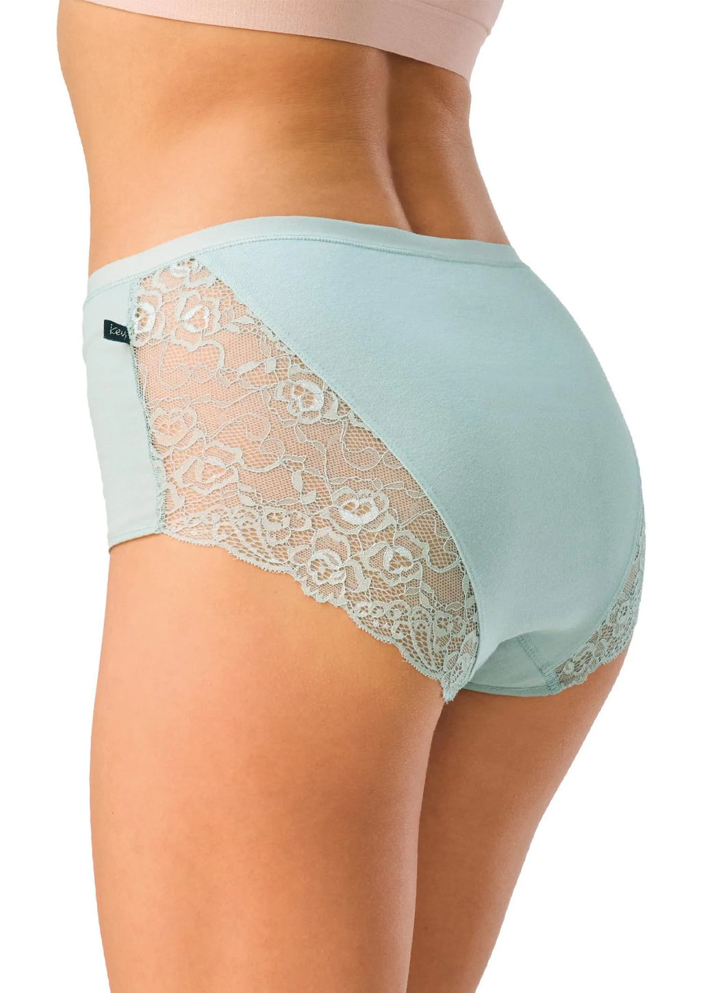 Figi maxi bikini Key LPF 570 w kwiecistą łączkę, 2 pary