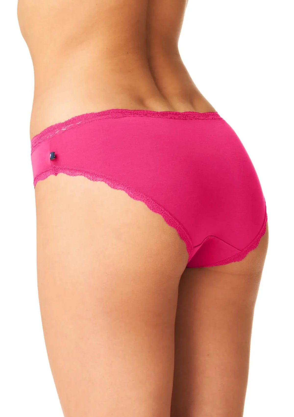 Key LPR 500 bawełniane figi mini bikini z ludowym motywem, 2 szt.